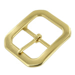 1 1/2" Solid Brass Centerbar Buckle