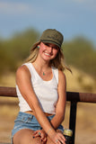 Olive & Black Athletic Roper Hat