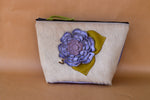 Cowhide Makeup Bag