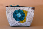 Cowhide Makeup Bag