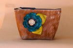 Cowhide Makeup Bag