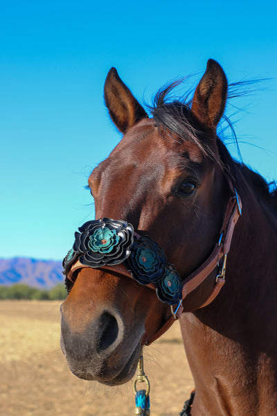 Floral Bronc Halter