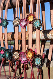 Leather Flower Headstalls