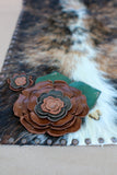 12 x 25 Cowhide Centerpiece