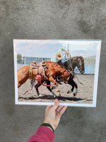 "DeWitt Broncs" 11x14 Print